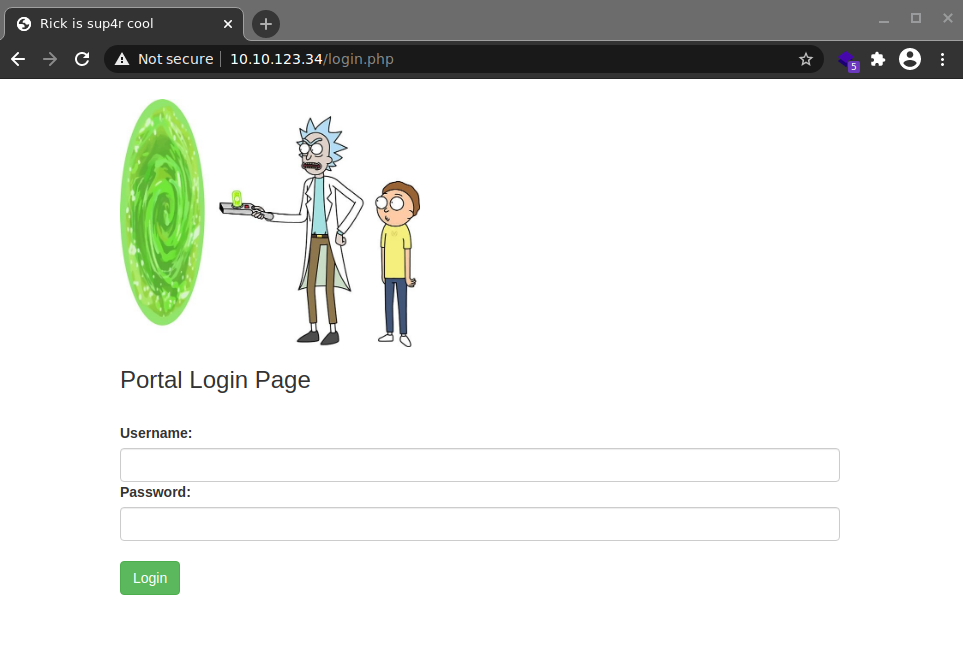 Login Page